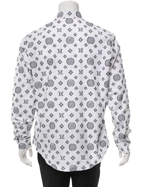 louis vuitton monogram button up